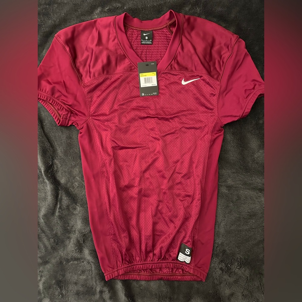 NEW Nike Vapor Varsity Men's Small Football Practice Mesh Jersey Shirt Red